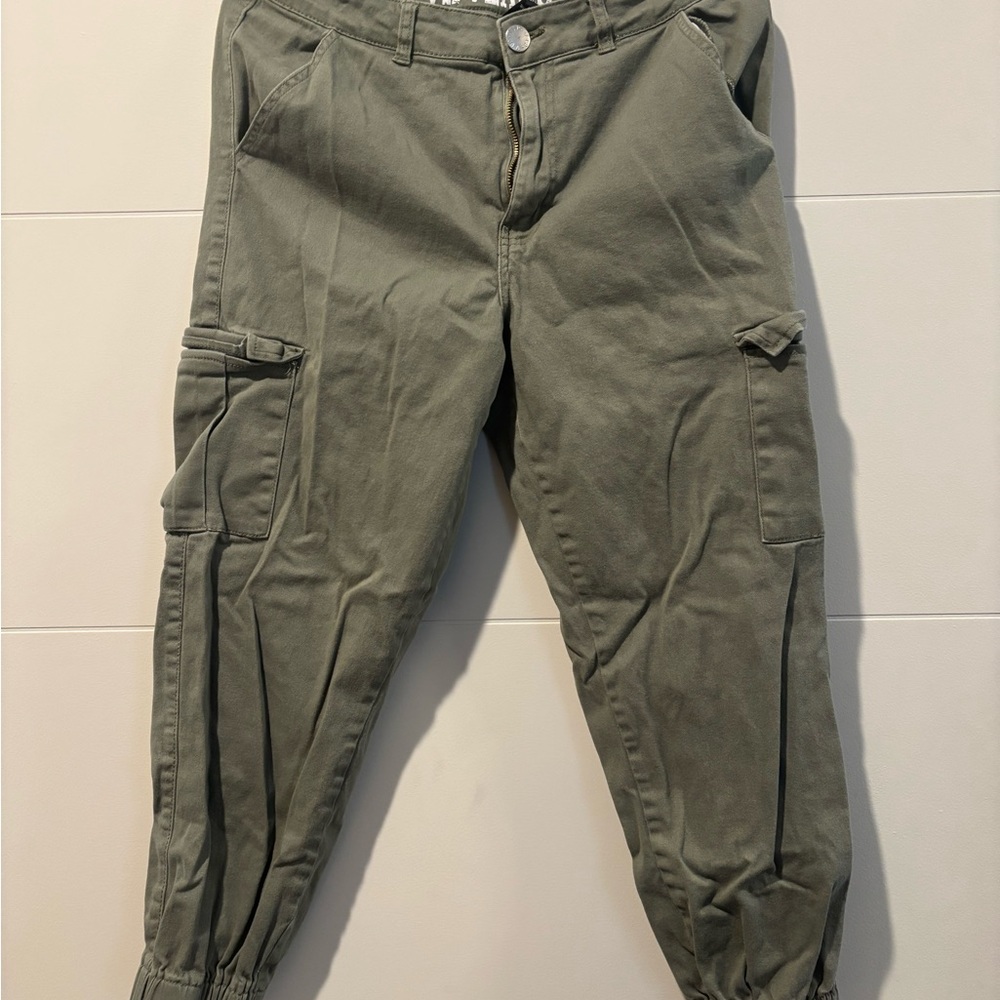 VIP Green Utility Trousers with Relaxed Fit